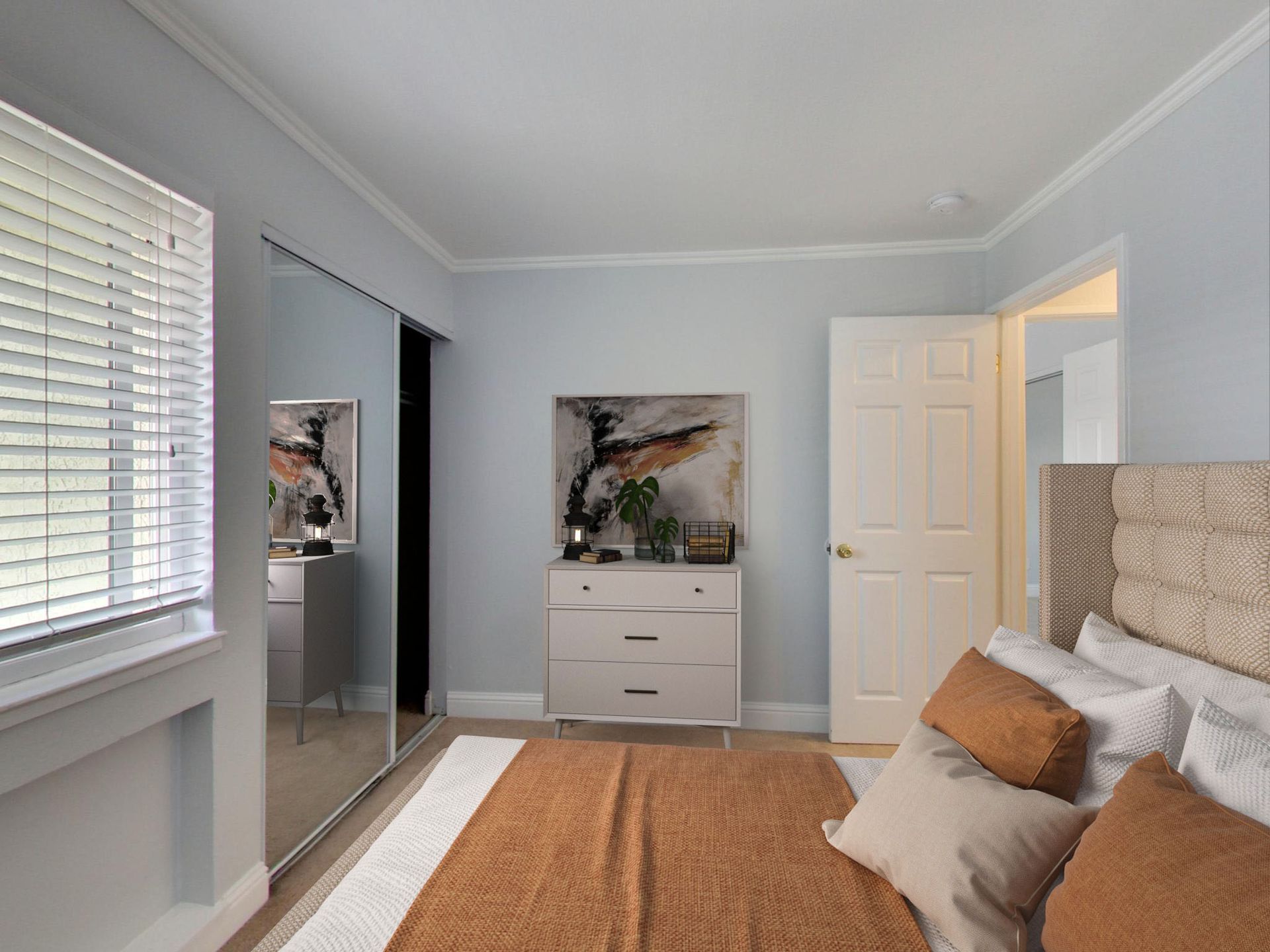 hampshire apartment interior bedroom