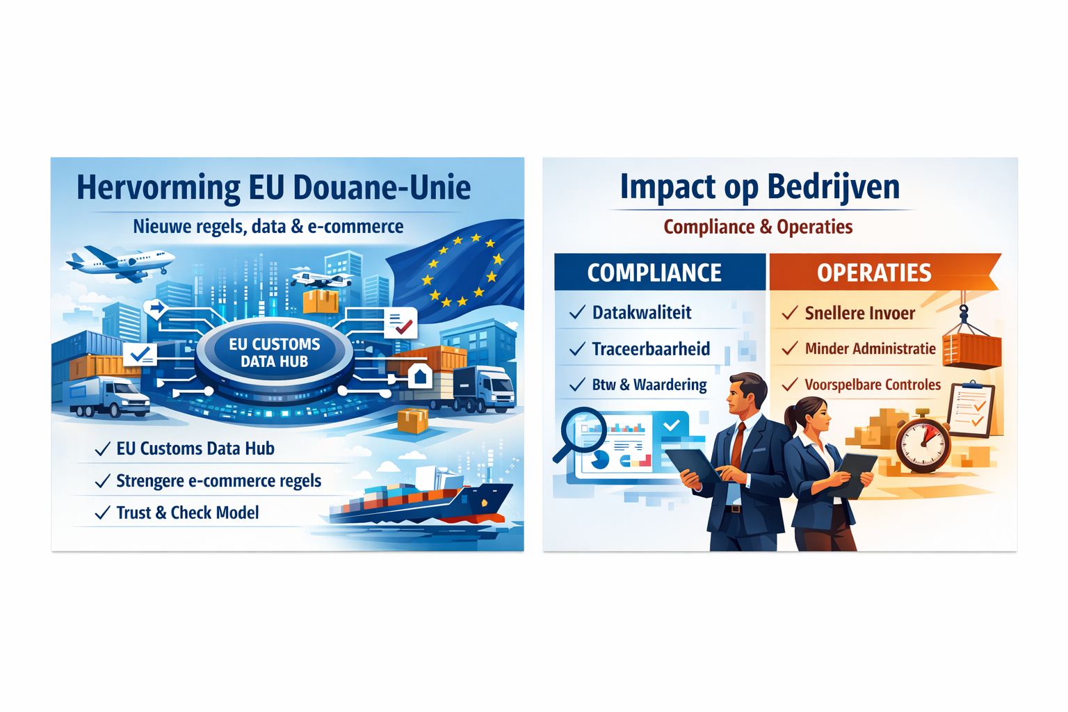 Hervorming EU Douane-unie: impact van e-commerce en nieuwe data-architectuur op bedrijven