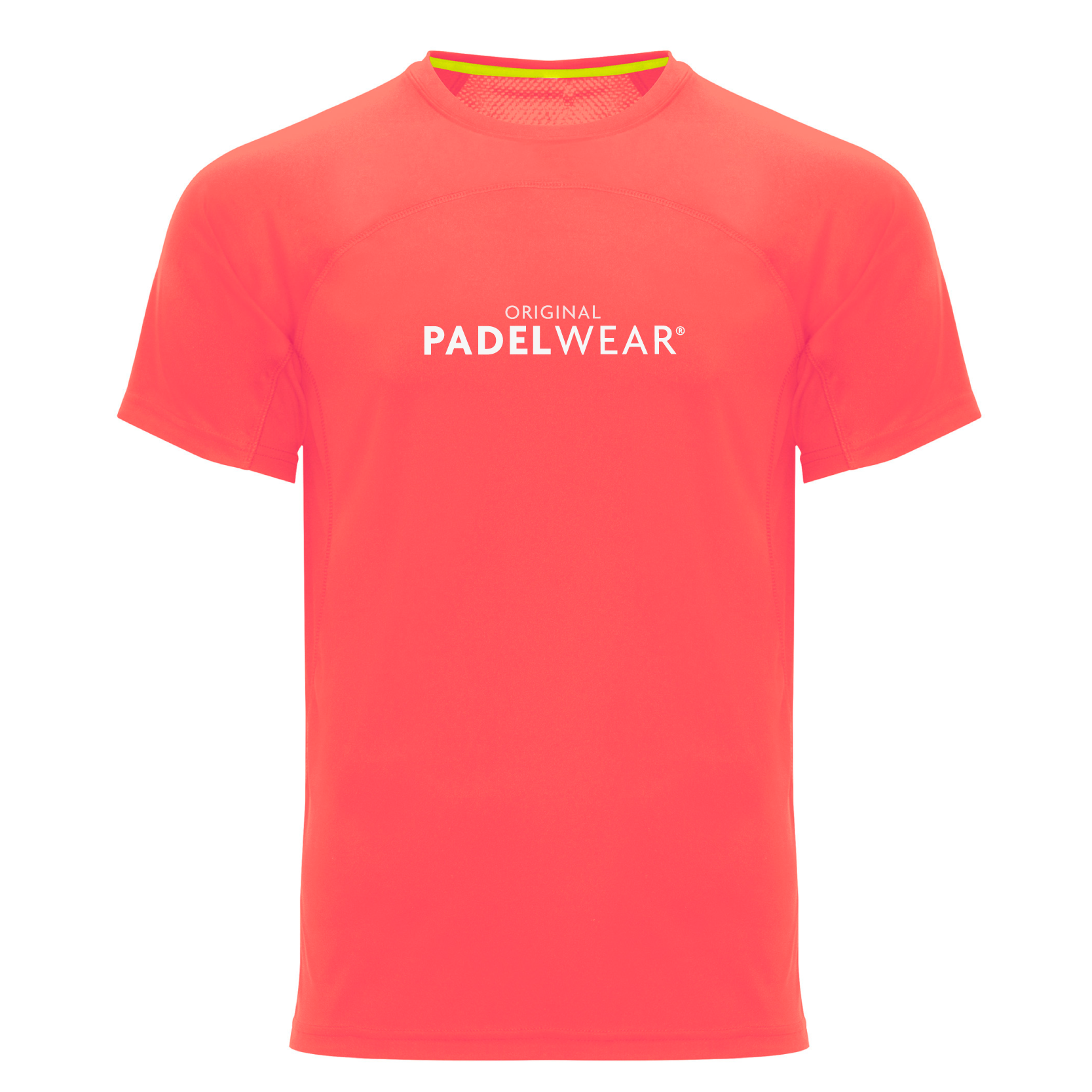 Padel shirt Reja - Fluor Coral