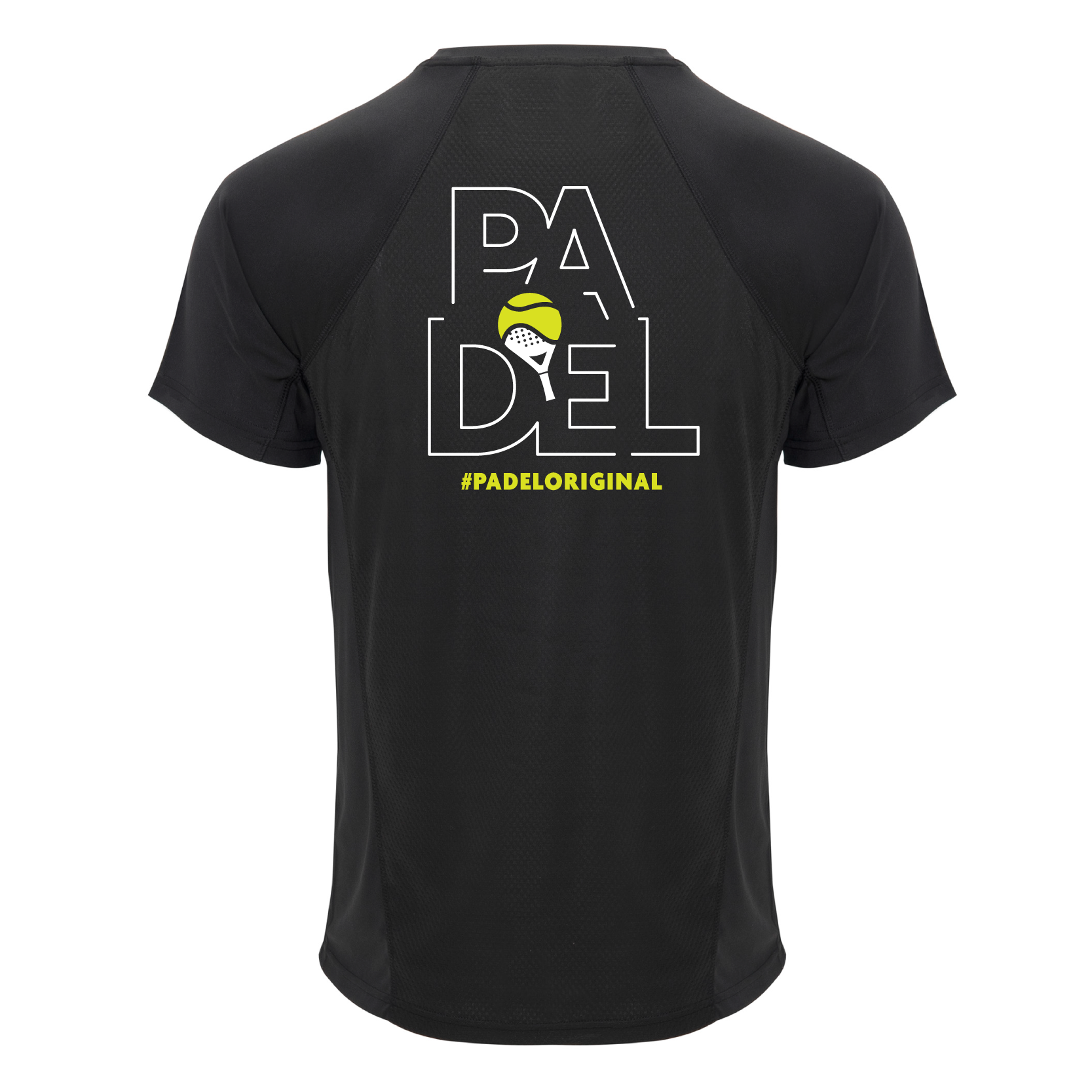 Padel shirt Reja - Zwart