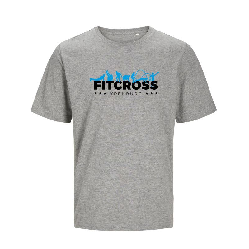 Shirt Grijs Fitcross Ypenburg - Heren zonder rugbedrukking