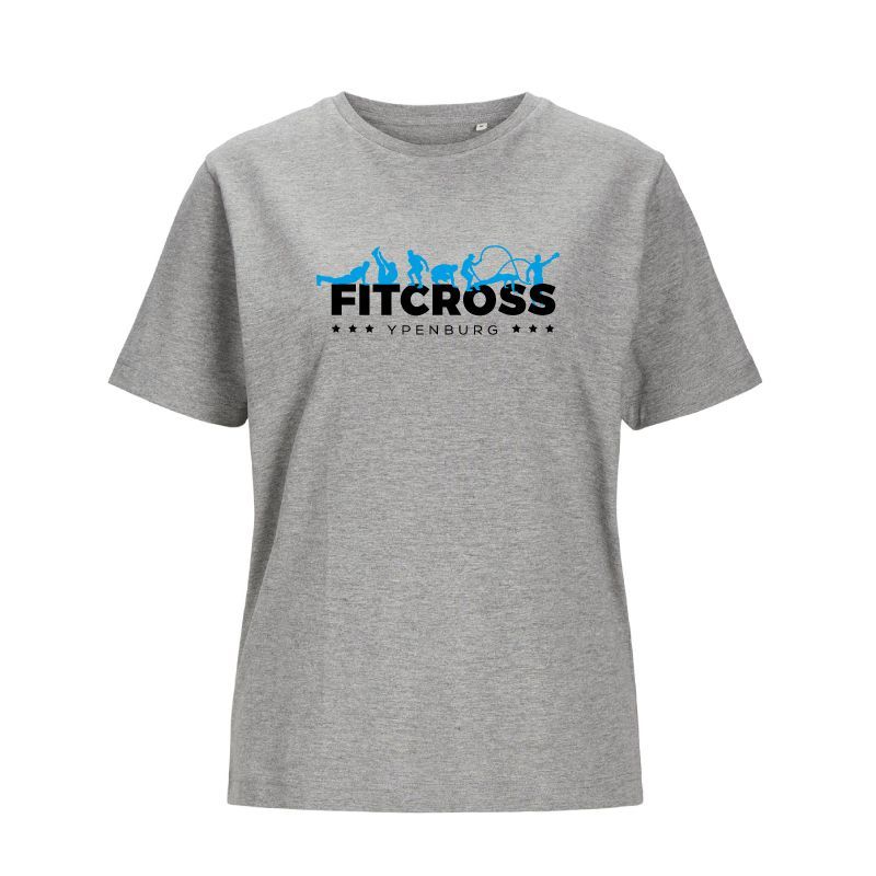 Shirt Grijs Fitcross Ypenburg - Dames zonder rugbedrukking