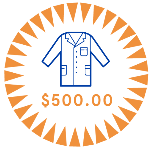 $500 badge