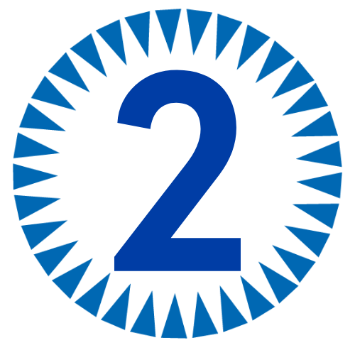 Number 2 icon