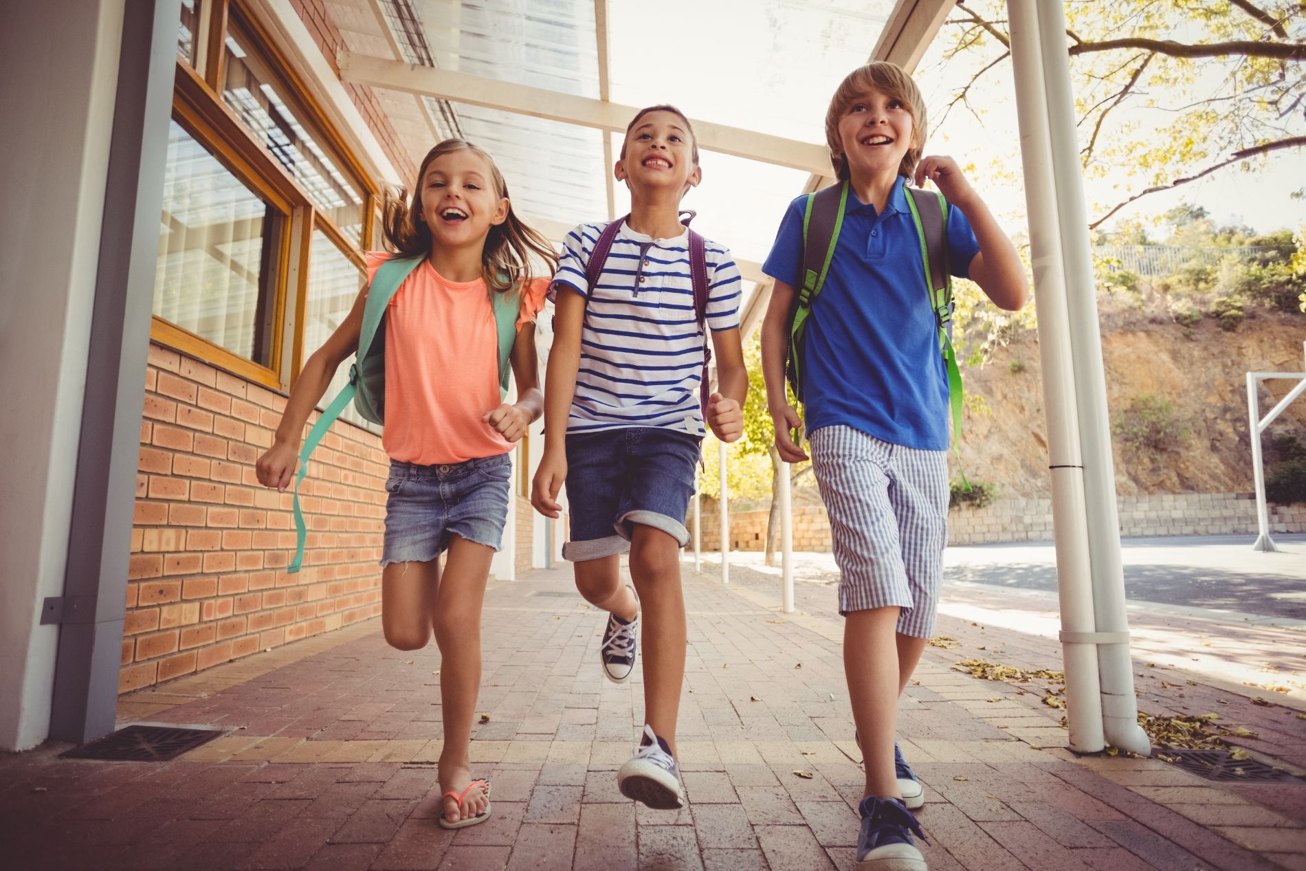 children at school