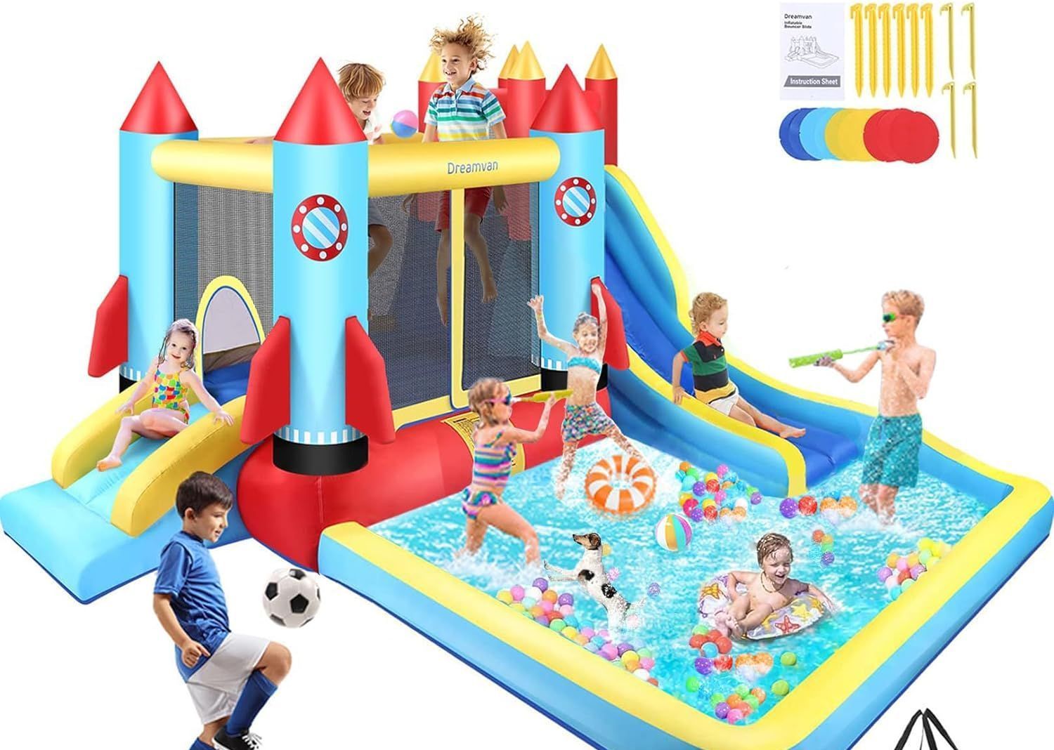 Bouncer with pool special.