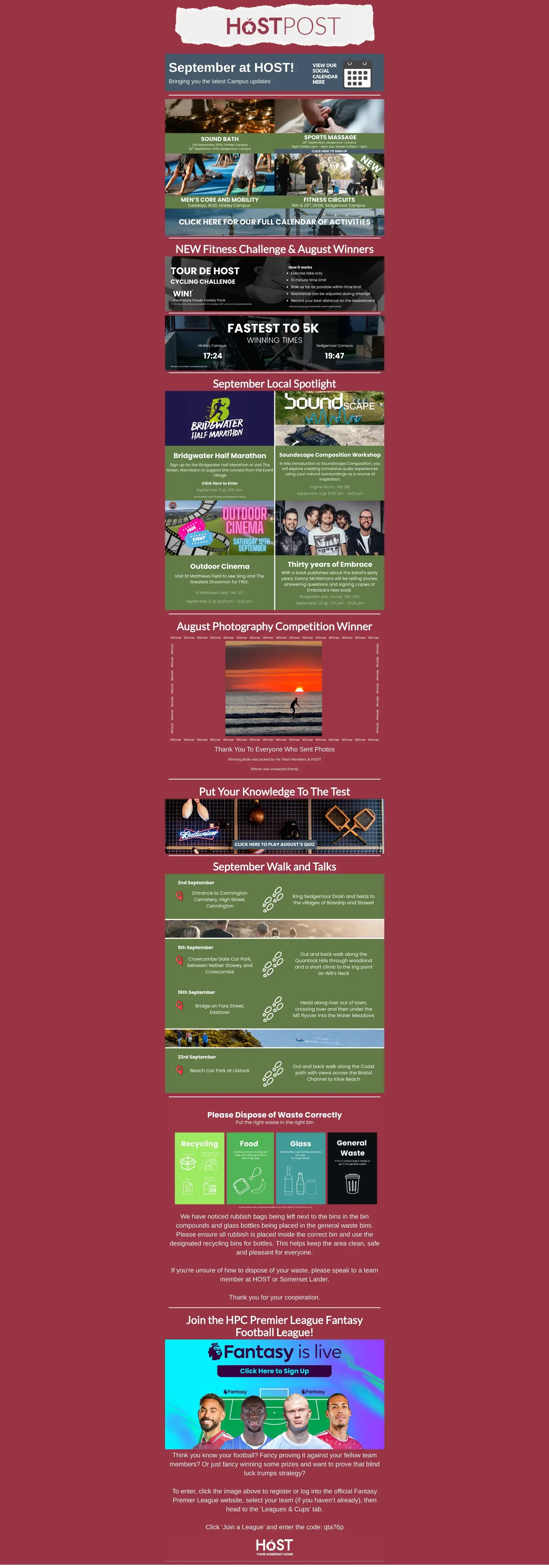 Tall collage of multiple colorful game screenshots on a maroon background