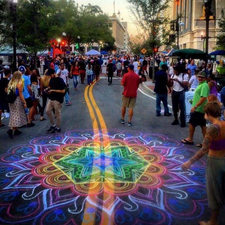 Chalk Murals Jacksonville, St. Augustine, NE Florida