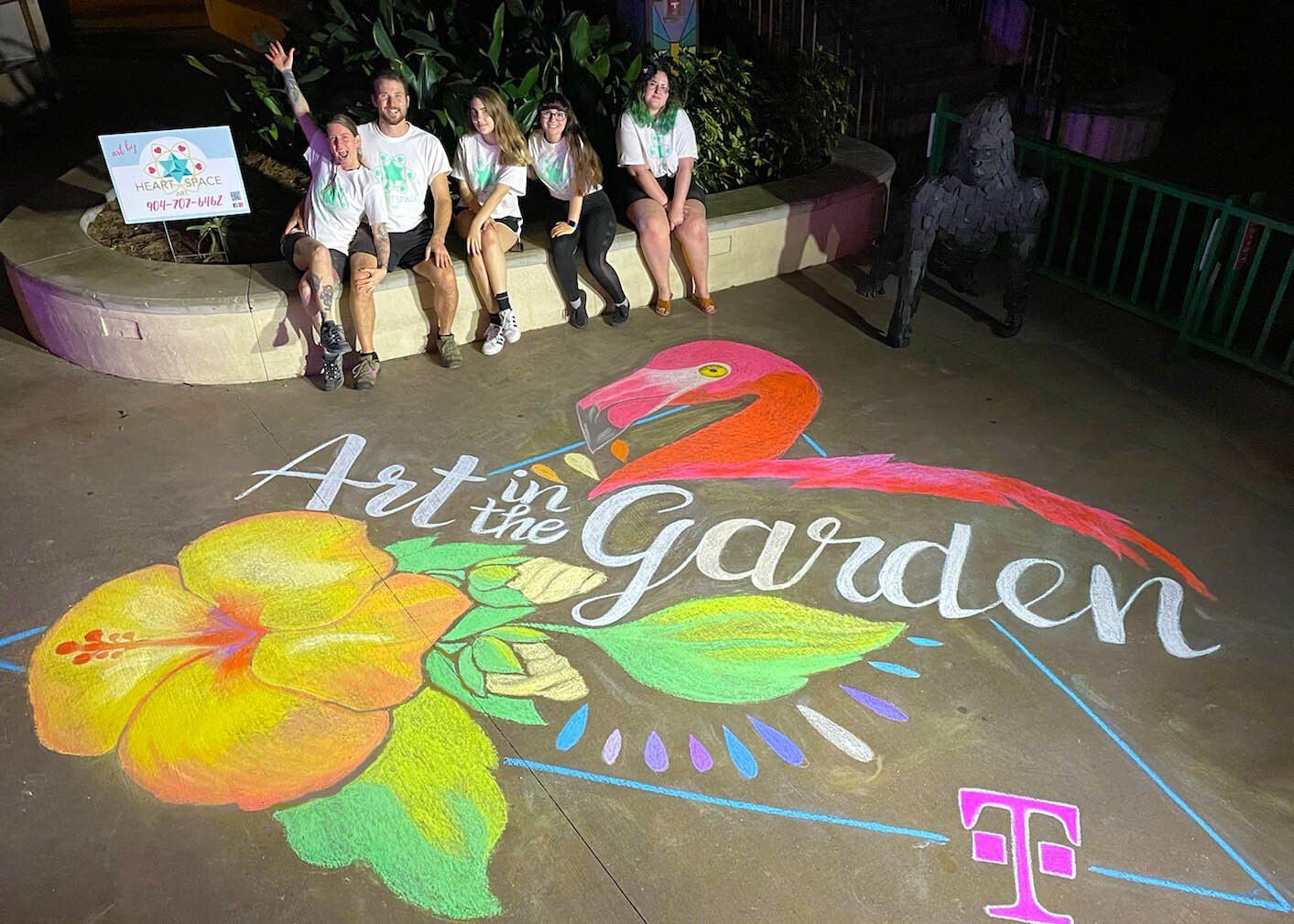 Art in the Garden Mural | Jacksonville, FL | Heartspace Art