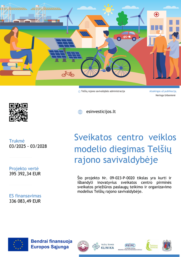 Sveikatos centro veiklos modelio diegimas