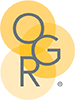 Yellow and black OCR logo with overlapping letters O, C, and R in circles