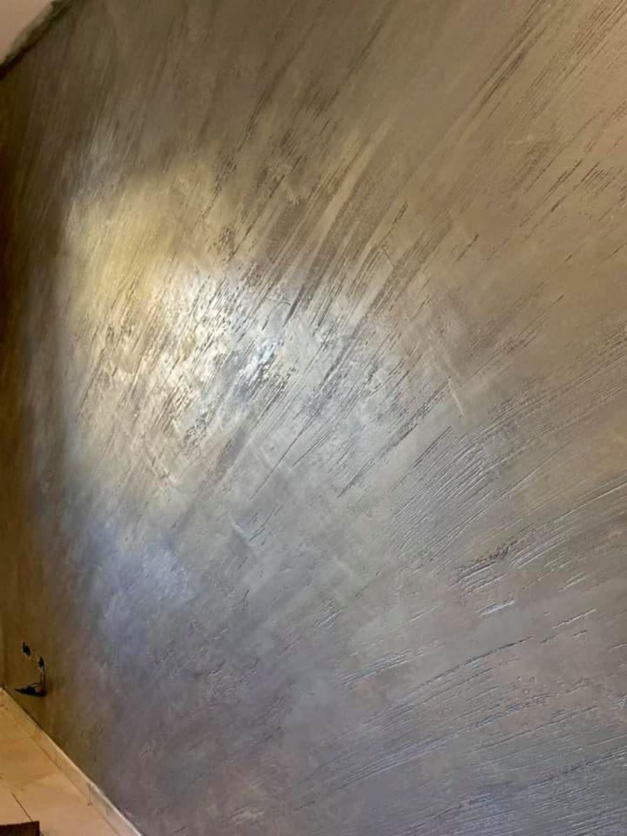 Parete con effetto lucido