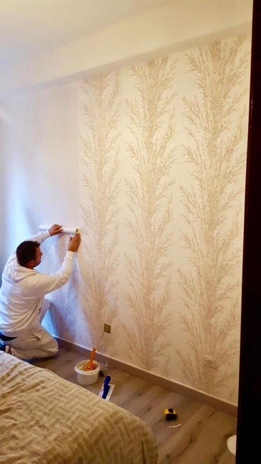 Parete con decorazioni