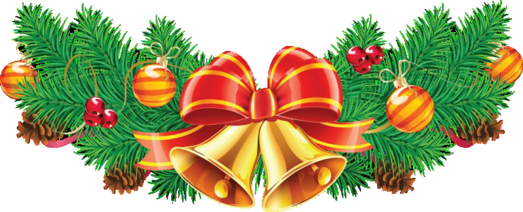 Christmas Garland with Bells