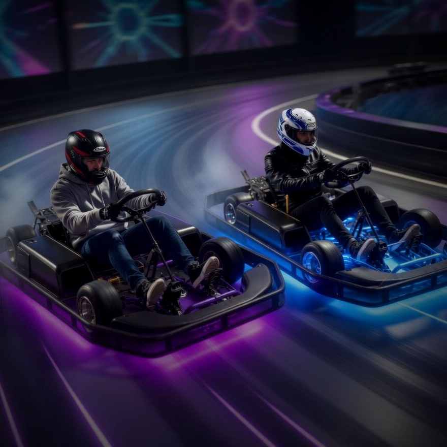 Grid Drift electric drift kart experience coming soon to The Grid in Pleasant Grove Utah