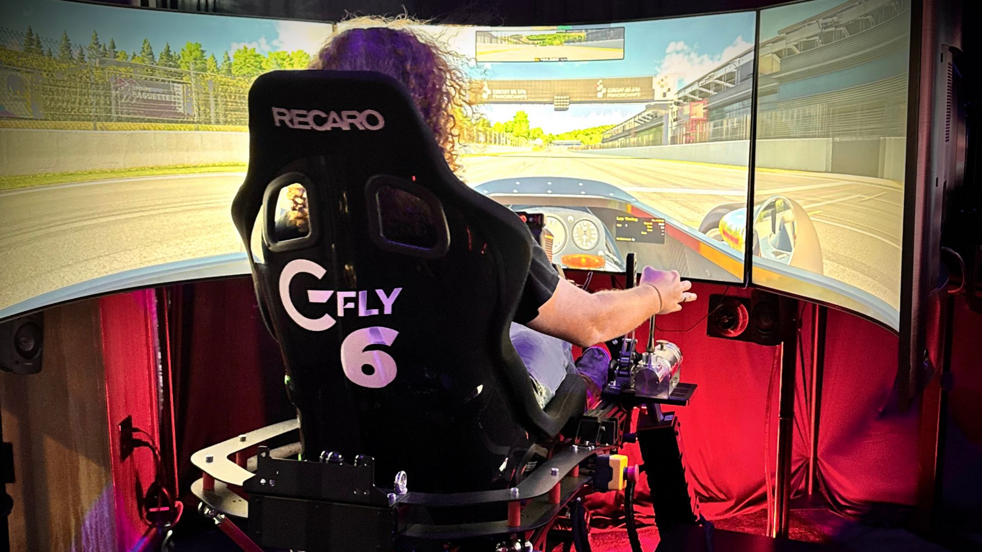 GFLY motion simulator rental for corporate events and private parties at The Grid Pleasant Grove Utah