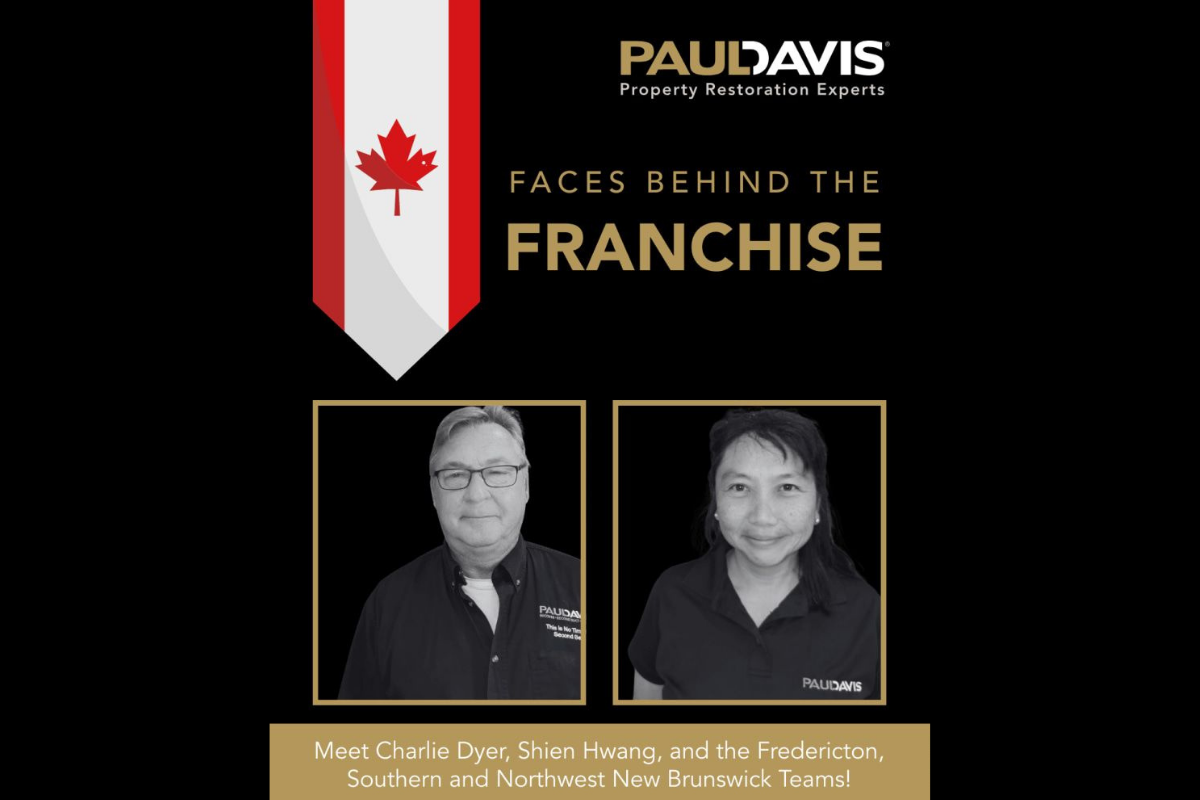Faces of Paul Davis franchise owners: Mark, and Pui, Southern and Northern New Brunswick.