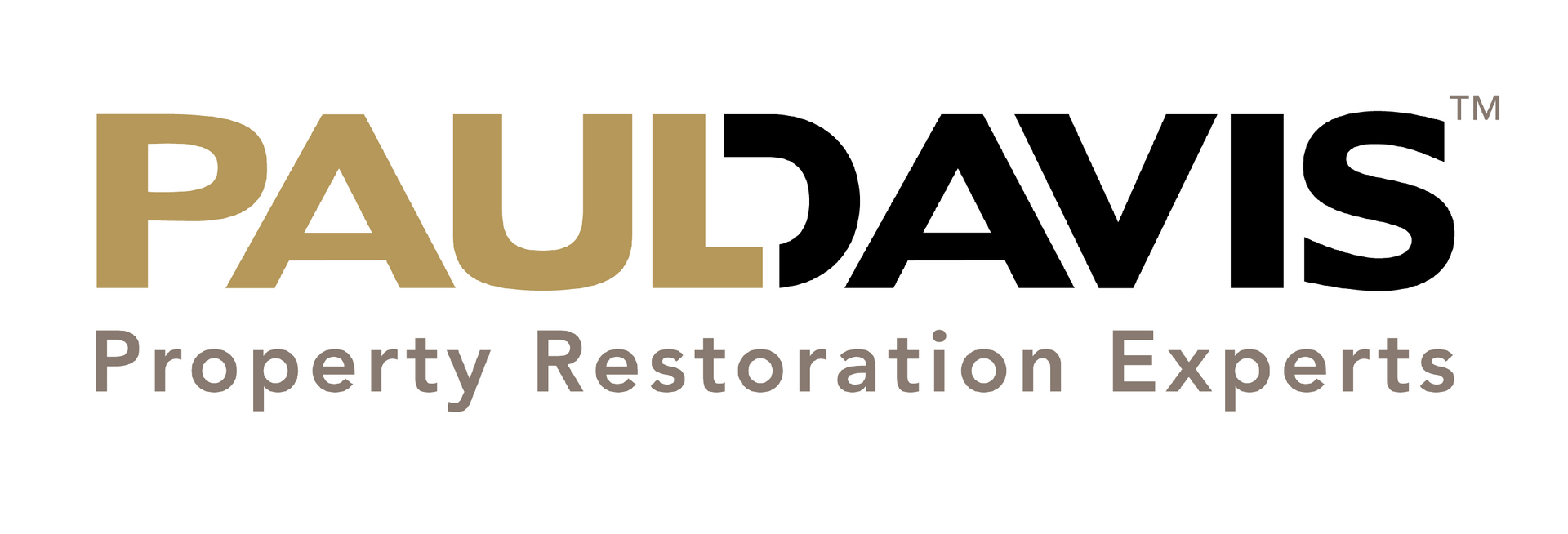 Paul Davis logo with gold "PAUL" and black "DAVIS" text, "Property Restoration Experts" below.