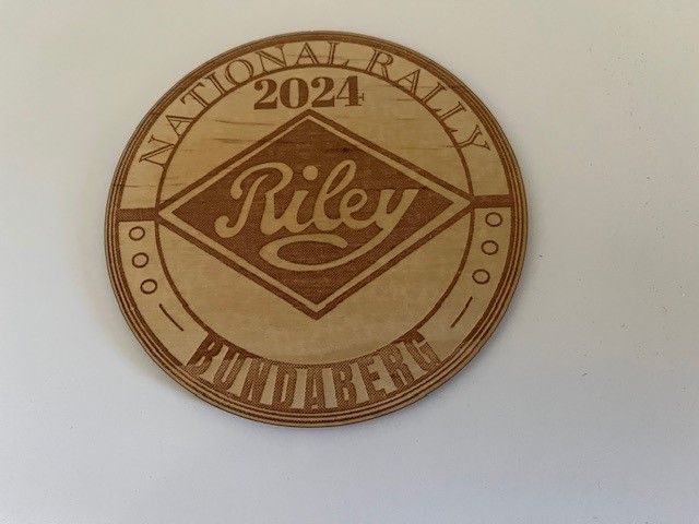 Riley coasters from Bundaberg rally