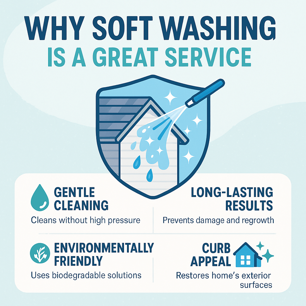 poster for soft washing