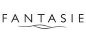 FANTASIE logo in black text with a wavy underline on a white background