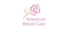 American Breast Care logo with pink flower icon and text