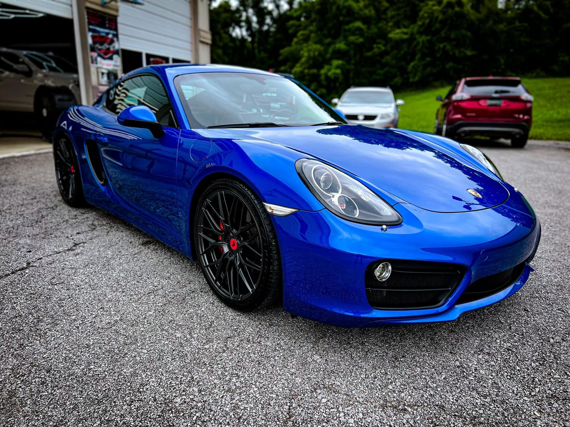 paint correction on black exterior