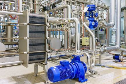 Metallic Plate In Heat Exchange Machine — Eureka Water & Filtration In Mount St John, QLD