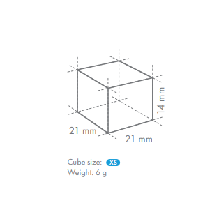 A Drawing Of A Cube With Measurements On It — Eureka Water & Filtration In Mount St John, QLD