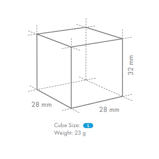 A Drawing Of A Cube With Measurements — Eureka Water & Filtration In Mount St John, QLD