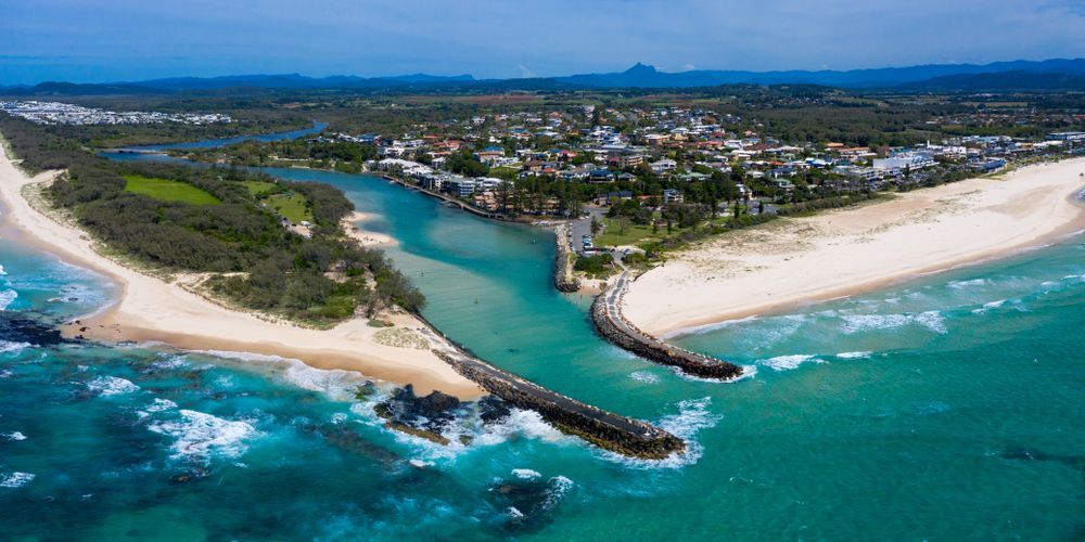 An Aerial View of a Beach and a River — Wilson's House Restumping in Northern Rivers, NSW