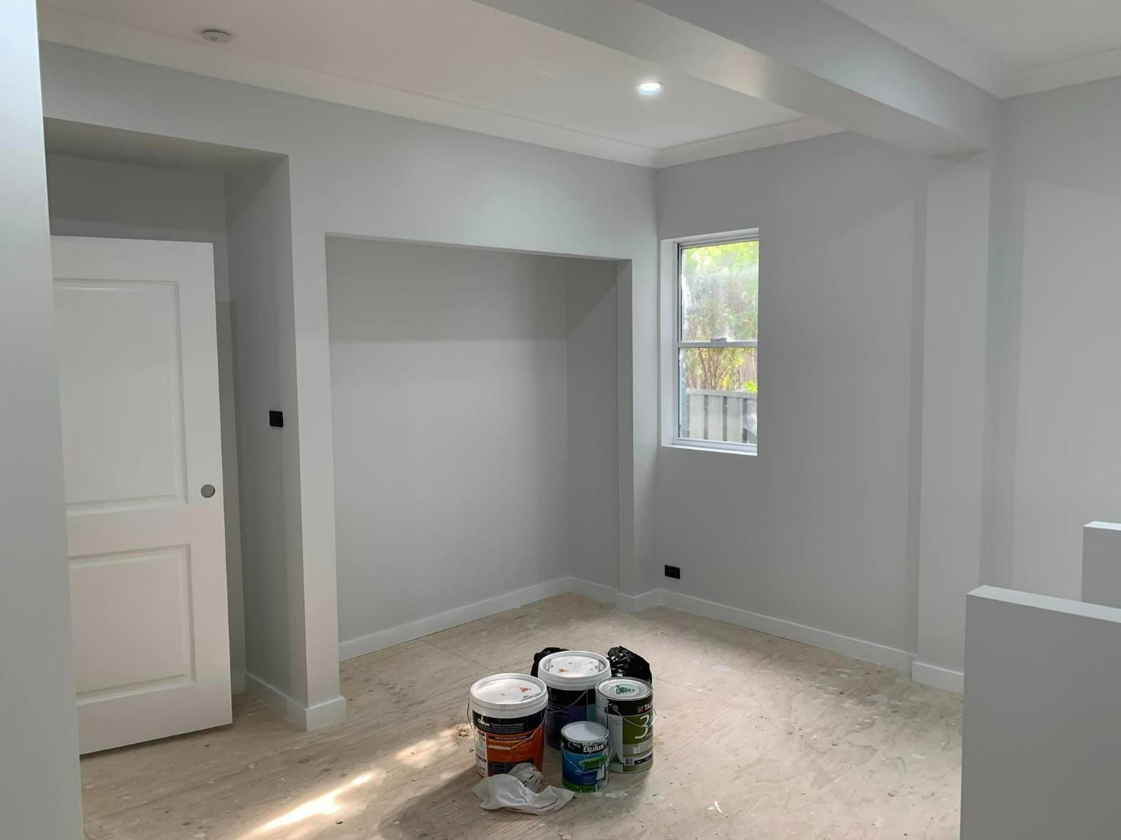 Room Brick Wall (After)— Nowra Painting Services In Bomaderry, NSW