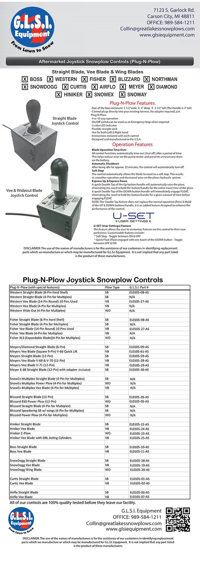 G.L.S.I Equipment Carson City, MI 48811