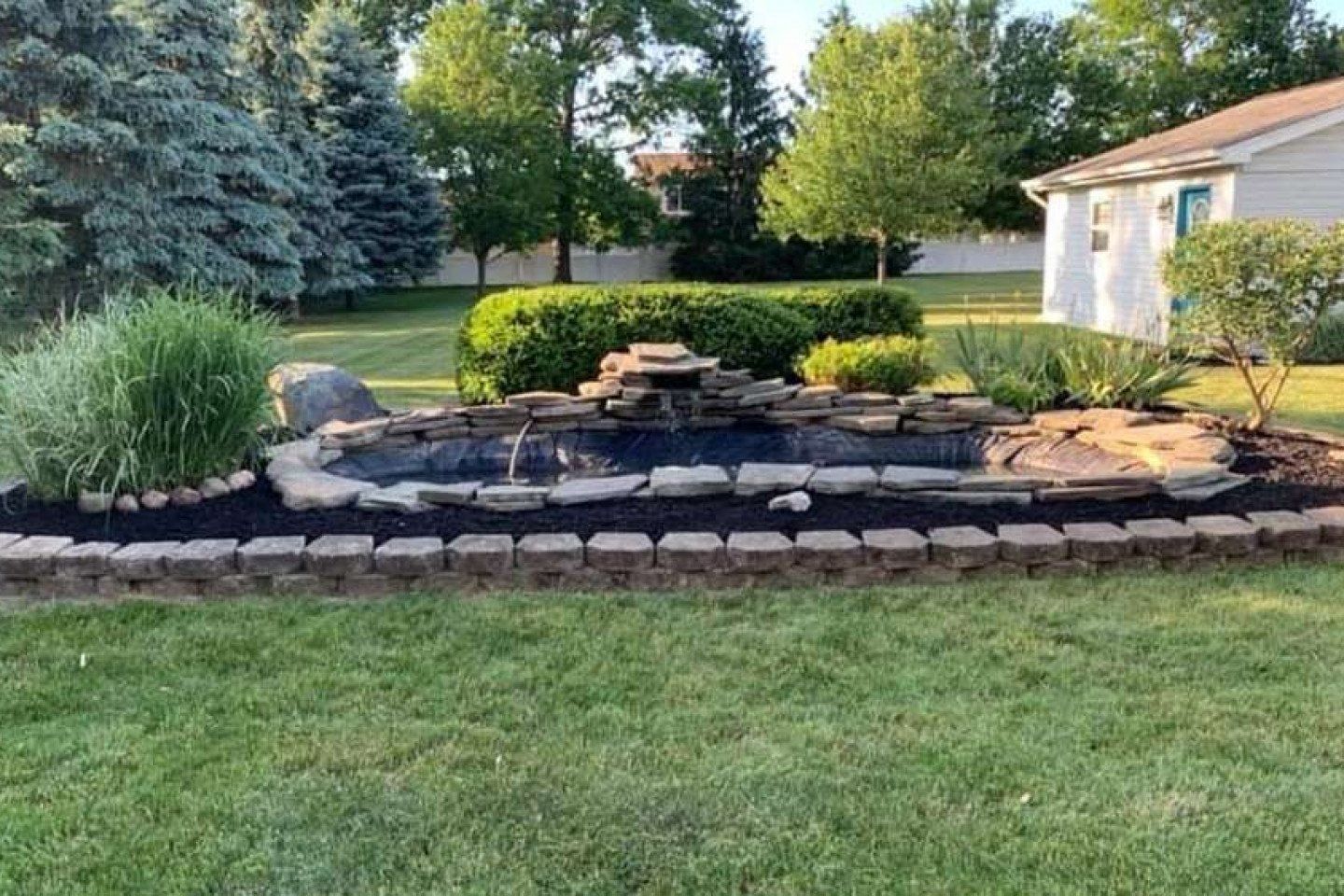 Mulch and Rock Installation