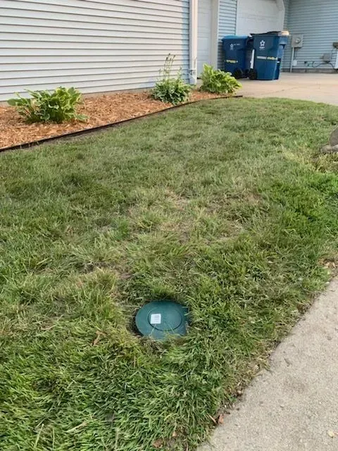 pop up emitter drainage