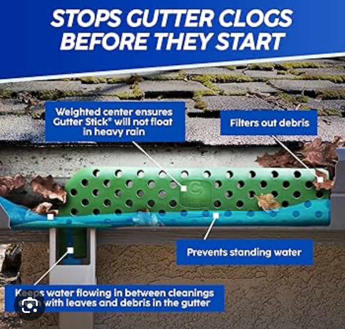 gutter stick, 