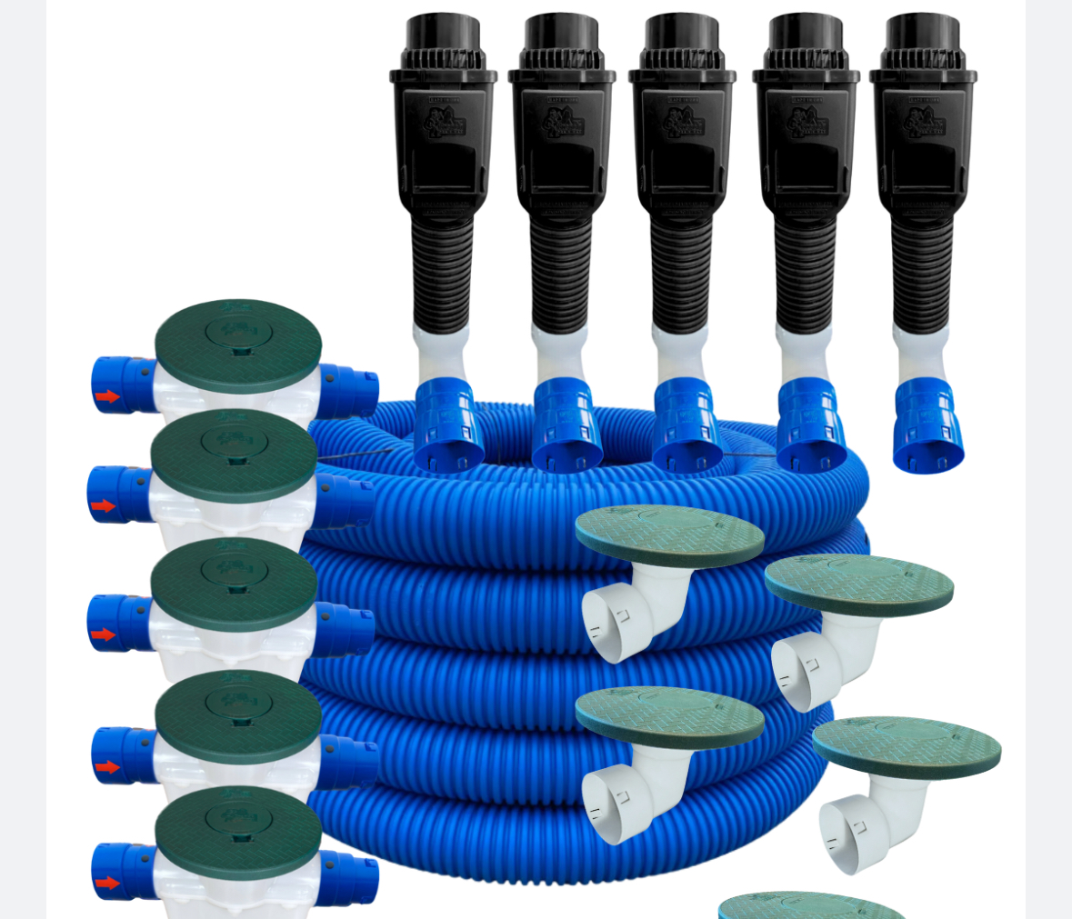 underground downspouts, drain tile, leaf filter, shingle gravel basin, french drain man, hdpe pipe, sump pump, trench.