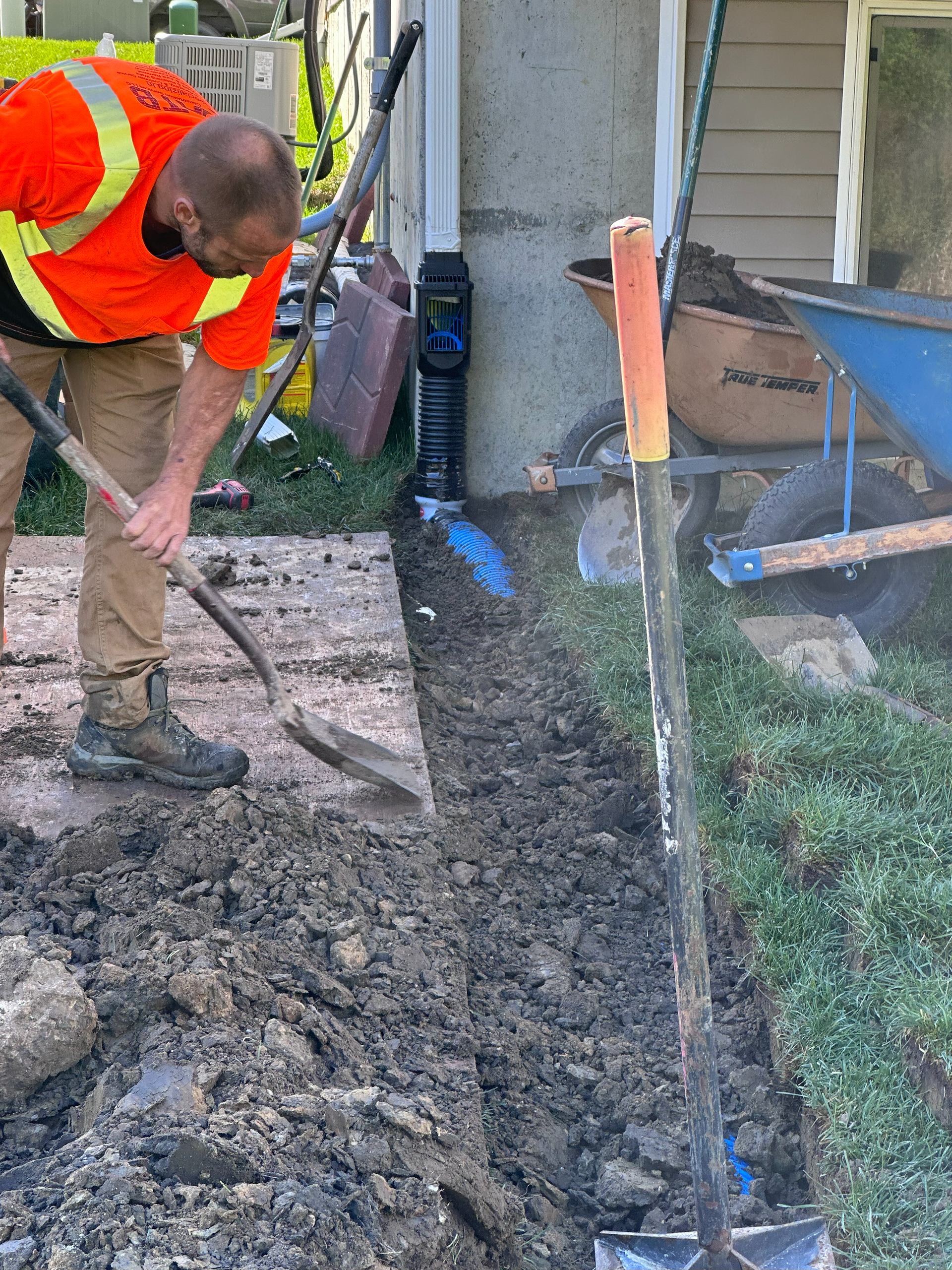 drain trench