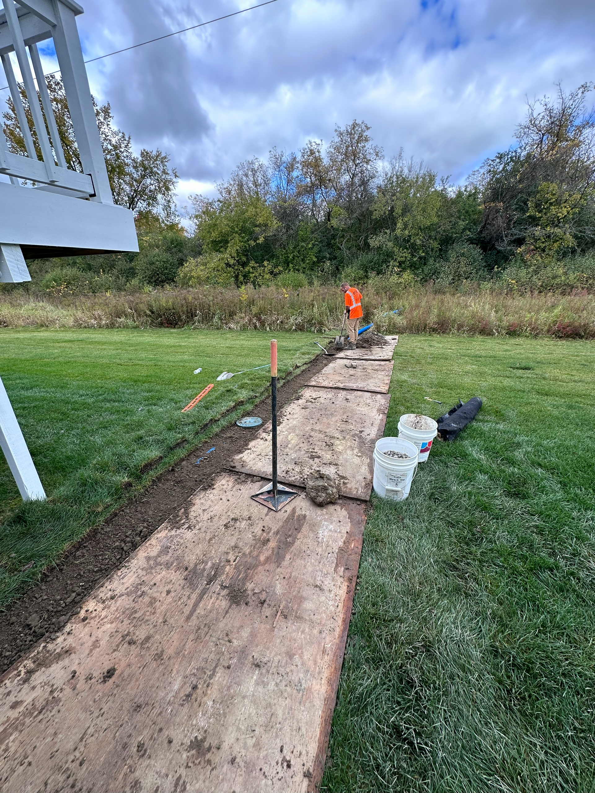 drain trench