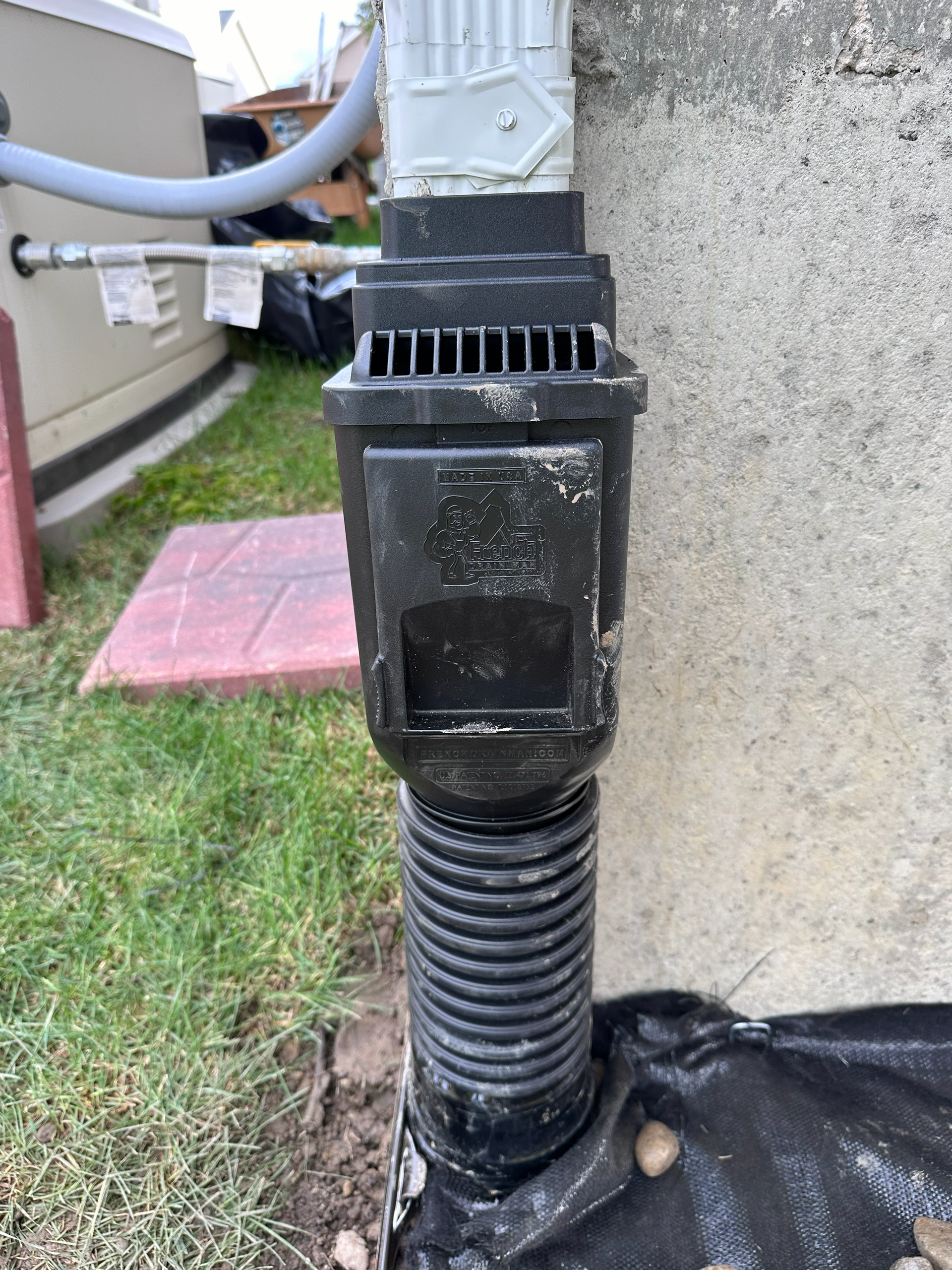 downspout filter water rain gutters