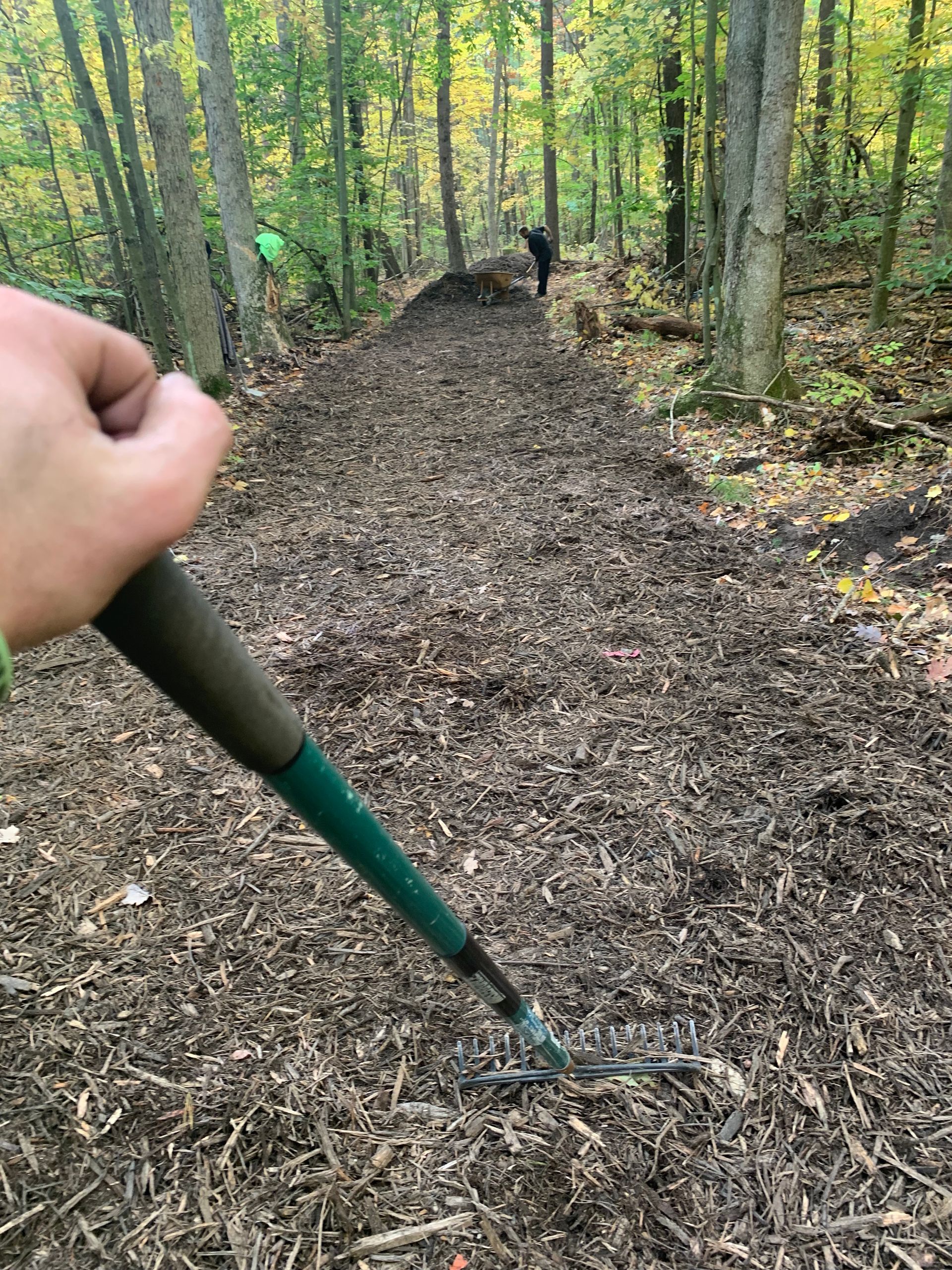 Mulch and Rock Installation