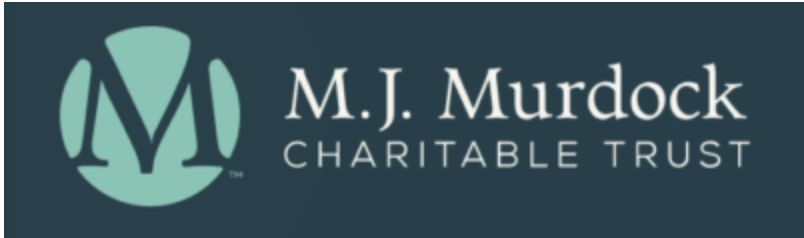 Logo of M.J. Murdock Charitable Trust, with a teal 