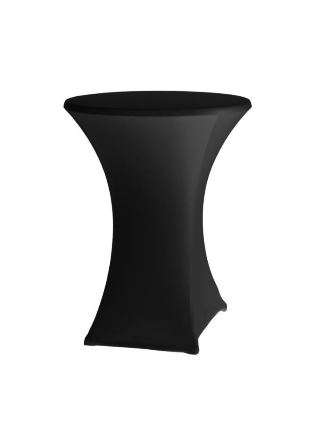 Receptietafel - zwart doek