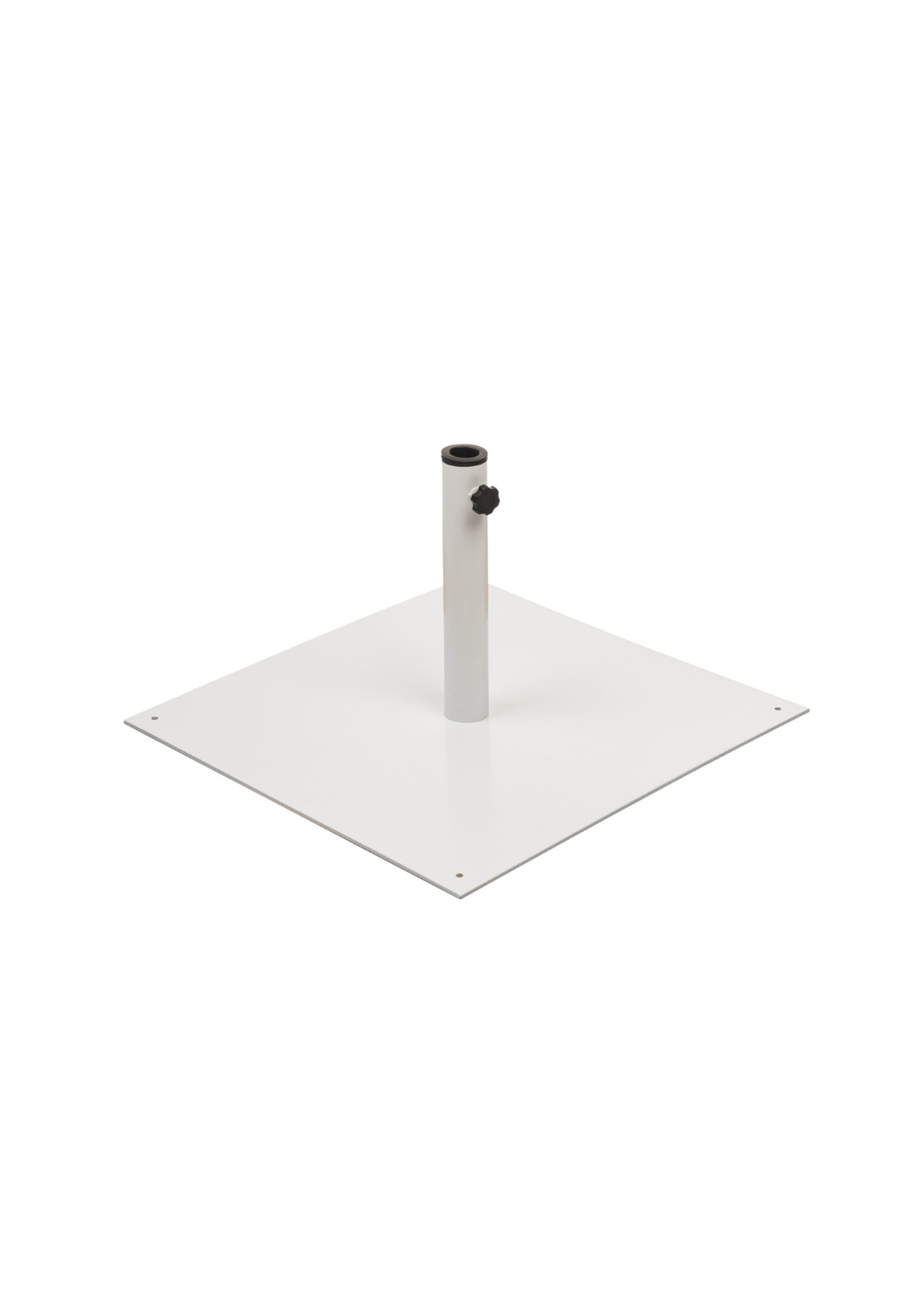 Parasol + parasolvoet (wit)