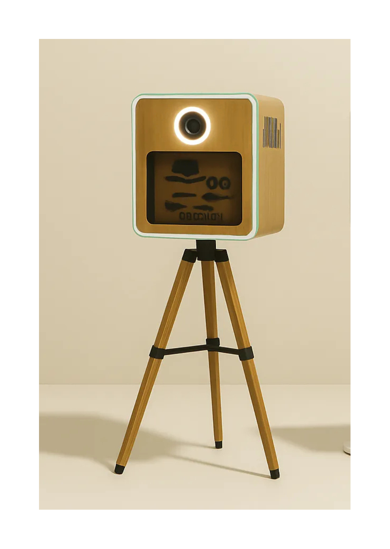 Houten Photobooth op Voet