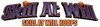 Stylized “Skill At Will Hoops” basketball logo in purple, orange, and black