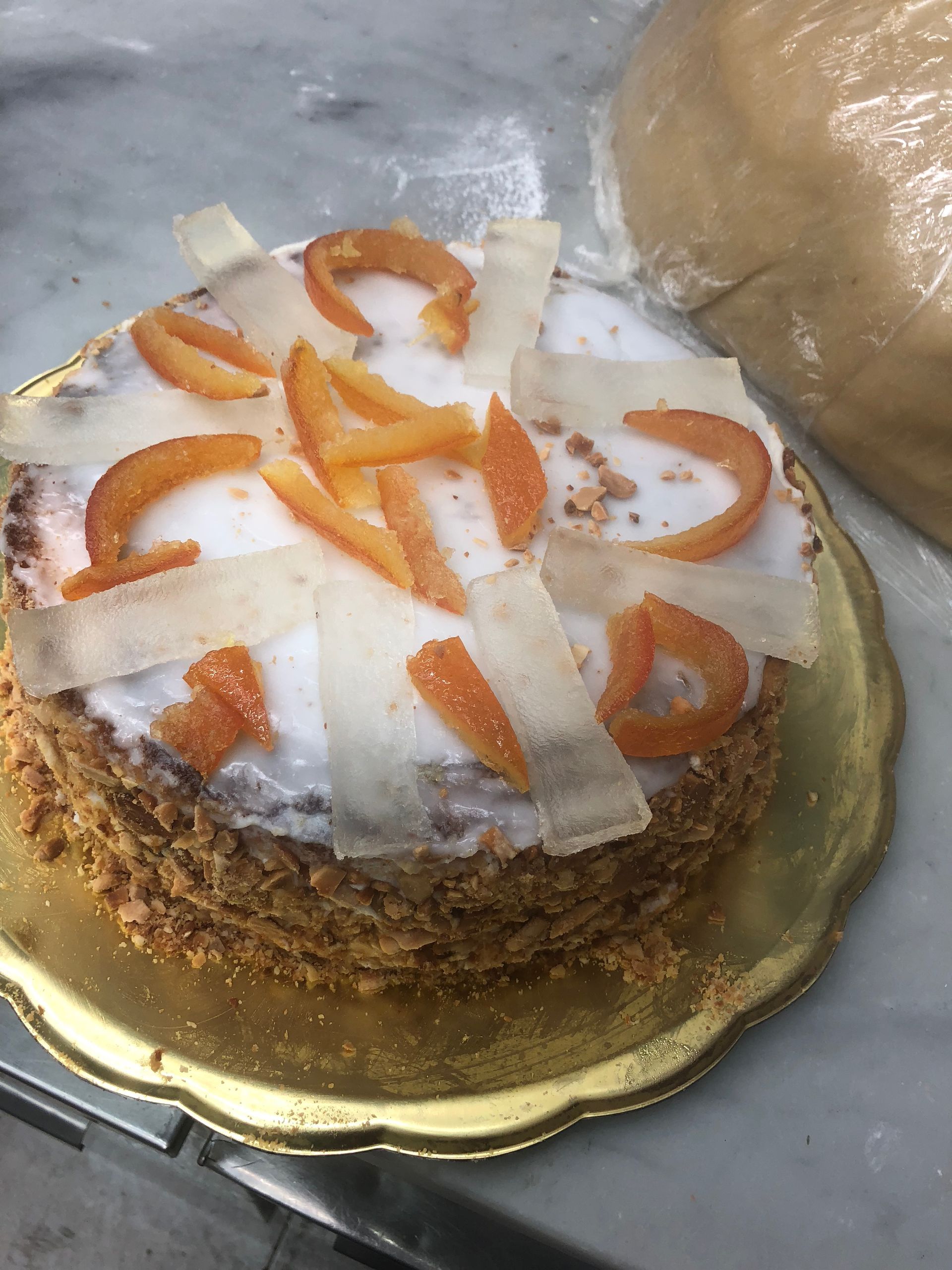 cake with candied fruit
