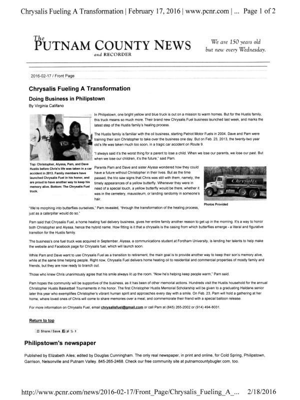 The putnam county news is a newspaper with a picture of a bus on the front page. The putnam county news is a newspaper with a picture of a bus on the front page.