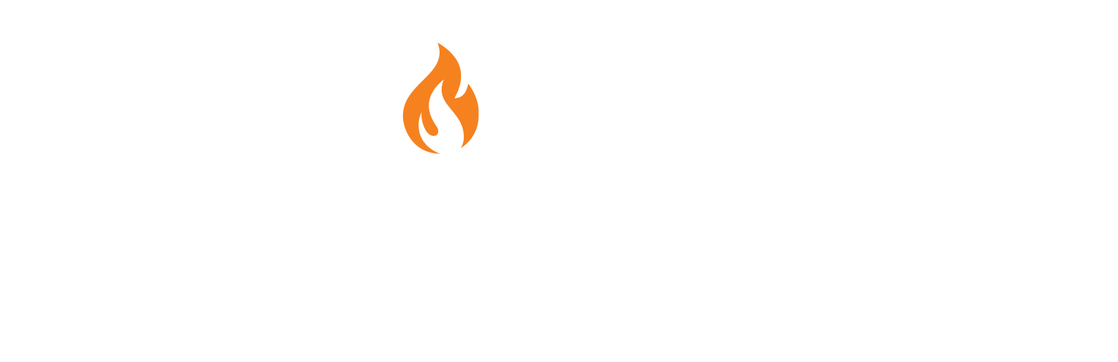 A stylized orange flame icon positioned above the letter i in EnviroLog