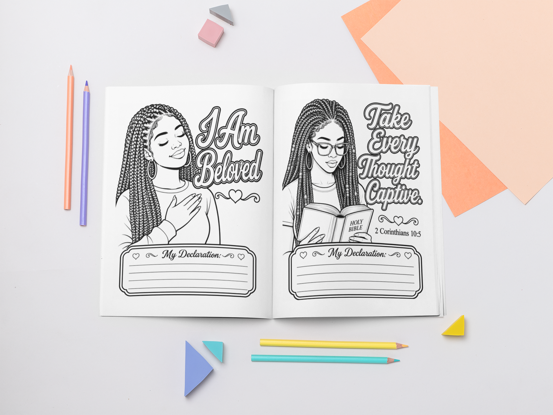 God Says I Am Coloring Book [ONE-BUYER ONLY]